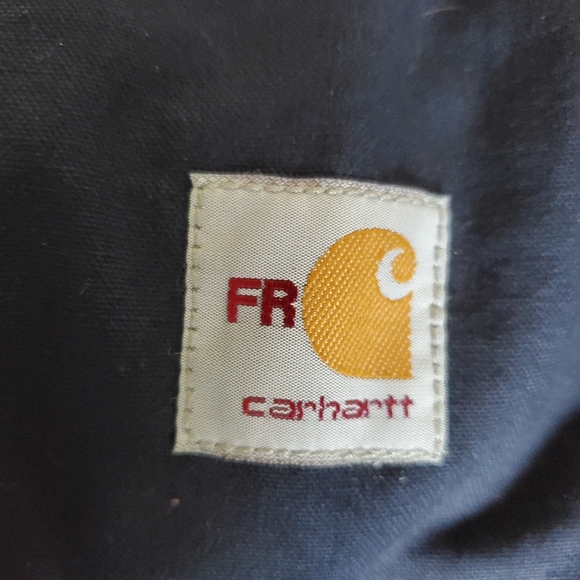 Carhartt Flame-Resistant Full Swing Quick Duck Coat for Men - Dark Navy - L - Picture 3 of 16